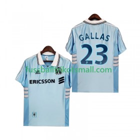 Fußballtrikots Olympique Marseille Gallas 23 1999 Retro 1998 Kurzarm Auswärts-trikot kaufen
